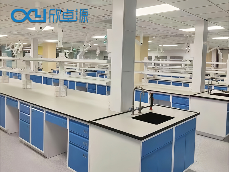 All-steel laboratory center table