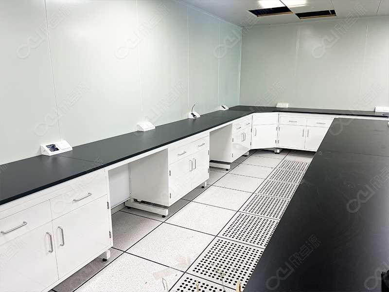 All-steel laboratory side table